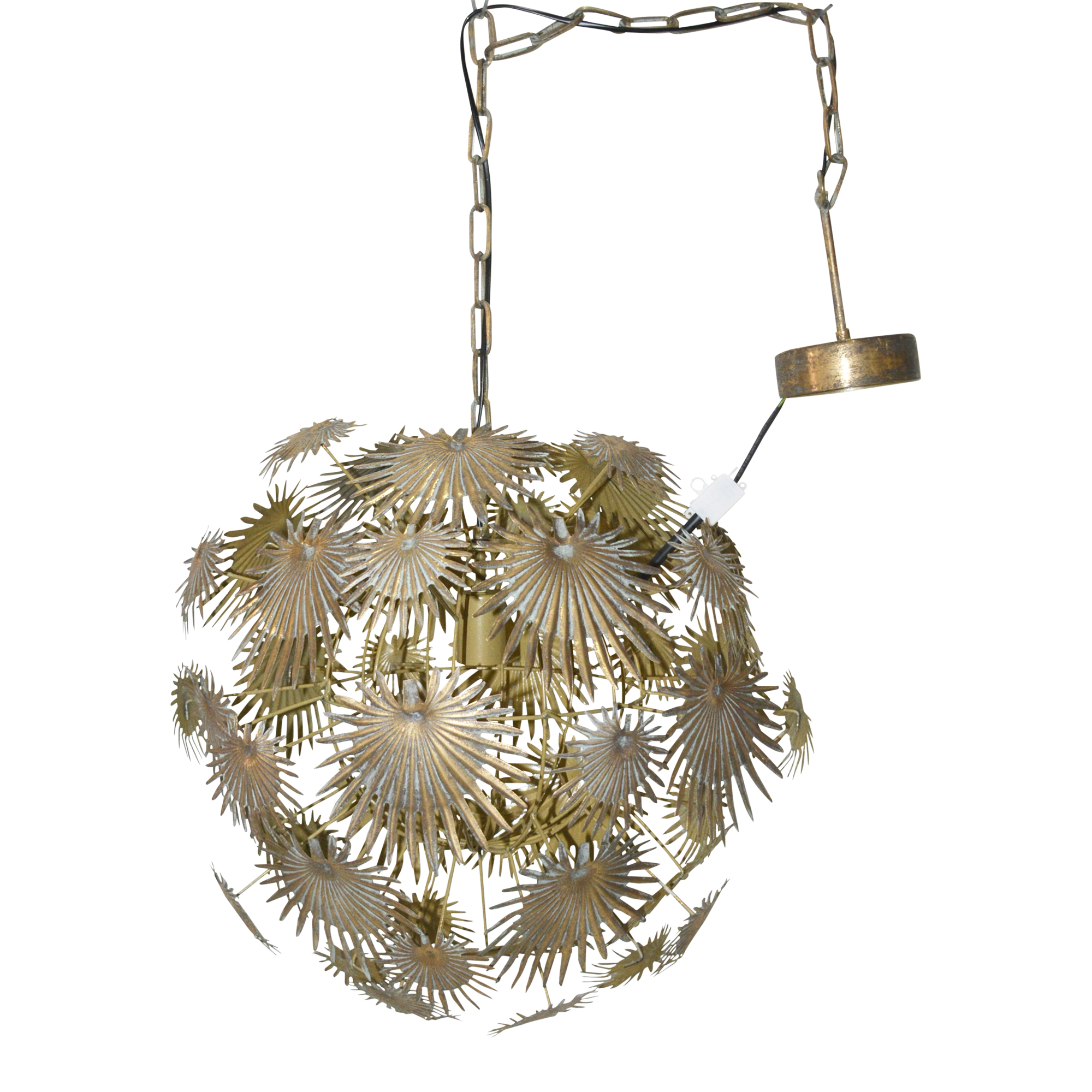 PTMD Bexley Gold hanglamp bloemen PTMD Bexley Gold hanglamp bloemen